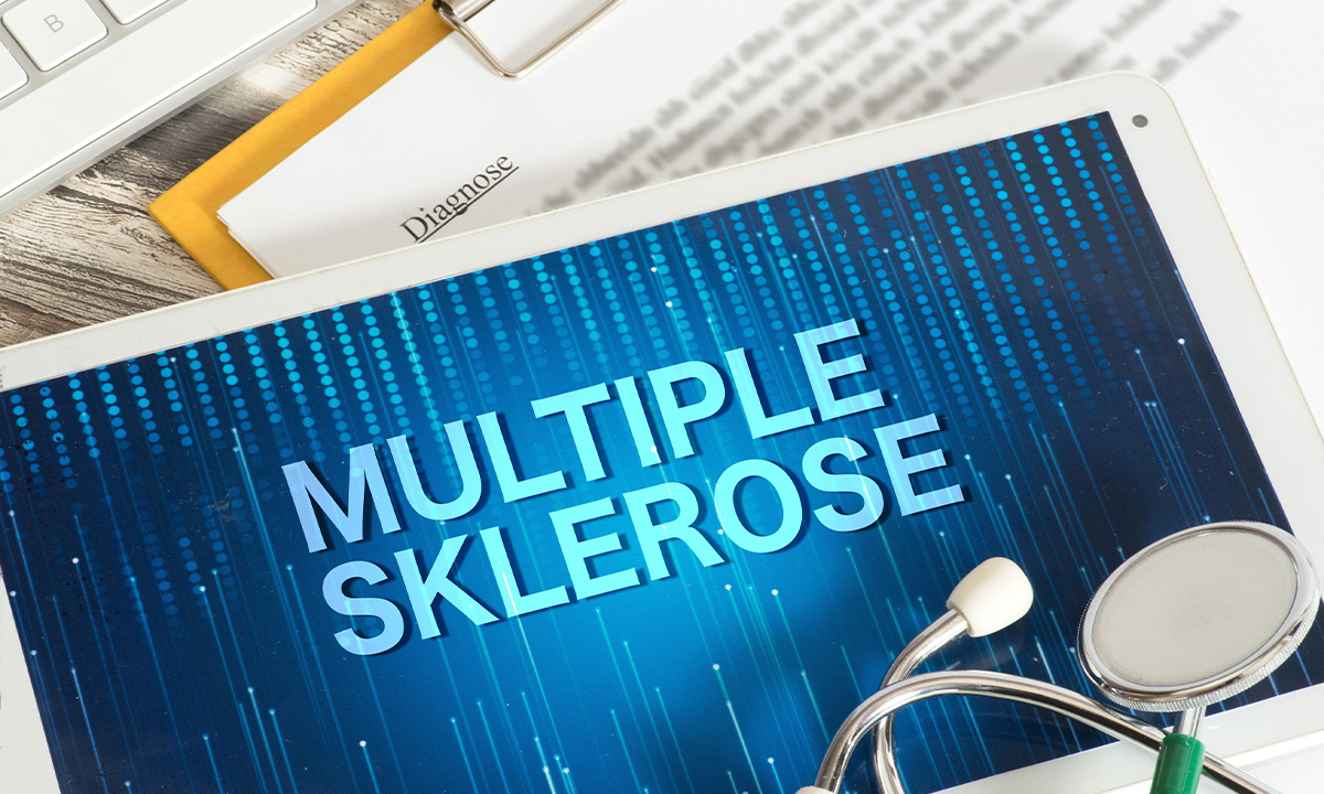 Schriftzug „Multiple Sklerose“