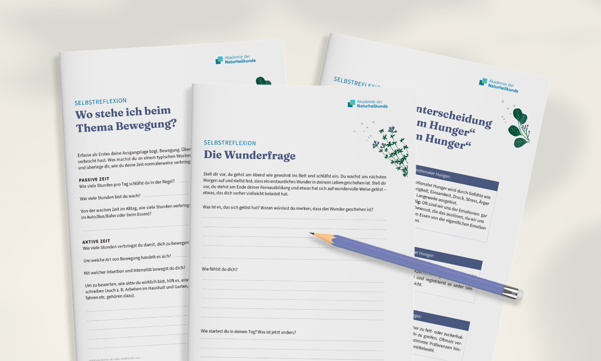 Selbstreflexionsaufgaben und Tools aus der Online-Ausbildung für ganzheitliche mentale Gesundheit