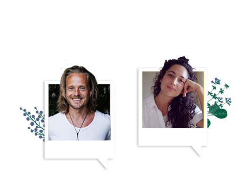 von links: Speaker Adrian Bernasconi und Sabeth Ciric