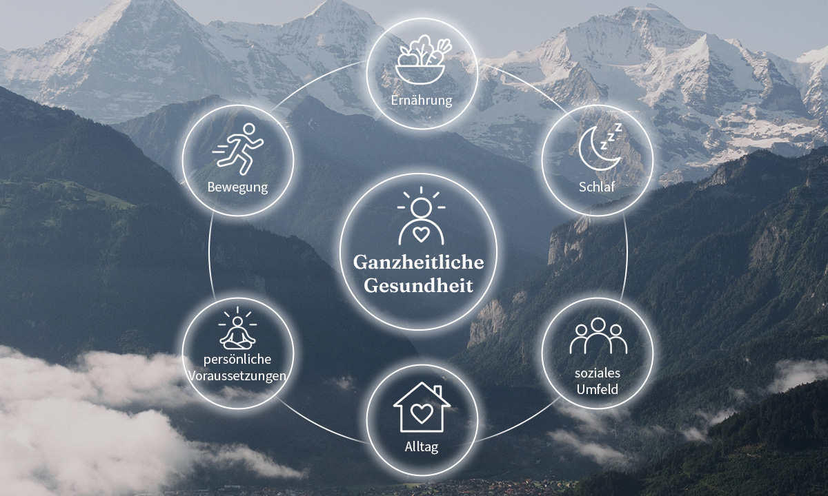 Infografik zu Ganzheitlicher Gesundheit